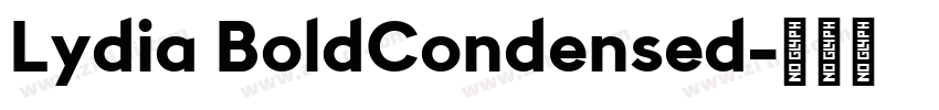 Lydia BoldCondensed字体转换